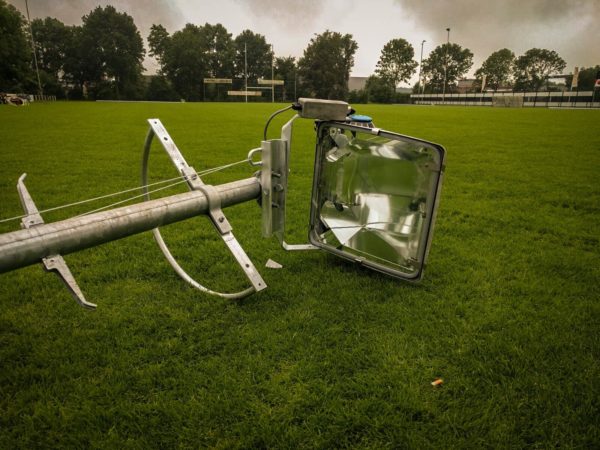 Nieuwe lichtmasten