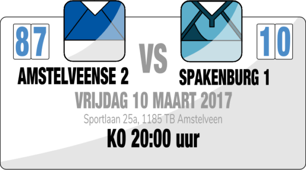 2017-03-10 | Amstelveense 2 – Spakenburg 1 | 87-10