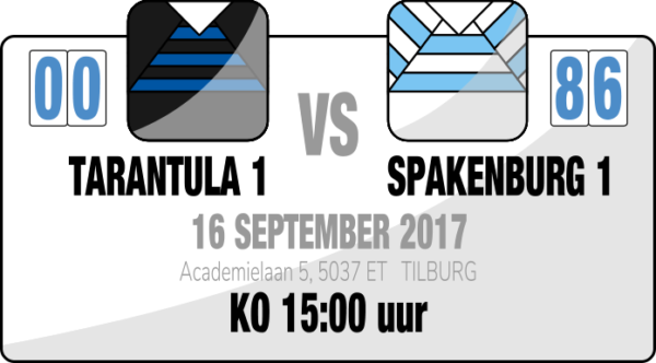 2017-09-16 | Tarantula 1 – Spakenburg 1 | 00-86