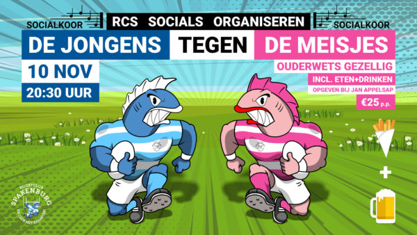 De jongens tegen de meisjes 2018