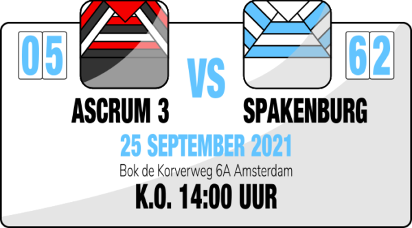2021-09-25 | Ascrum 3 – Spakenburg 1 | 5-62