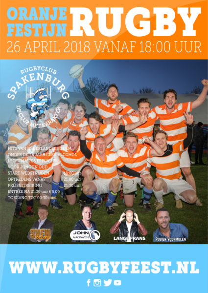Het Oranje Rugby Festijn 2018