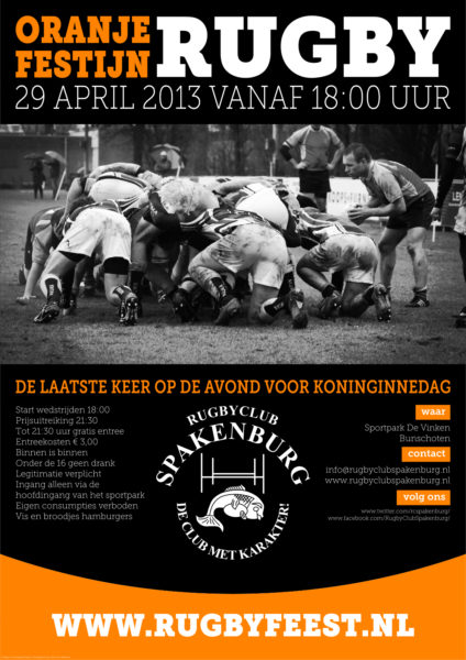 Het Oranje Rugby Festijn 2013