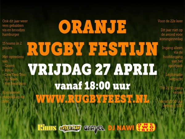 Het Oranje Rugby Festijn 2012