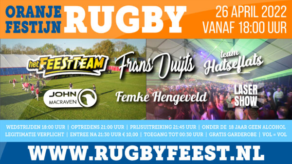 Voorbereidingen rugbyfeest in volle gang